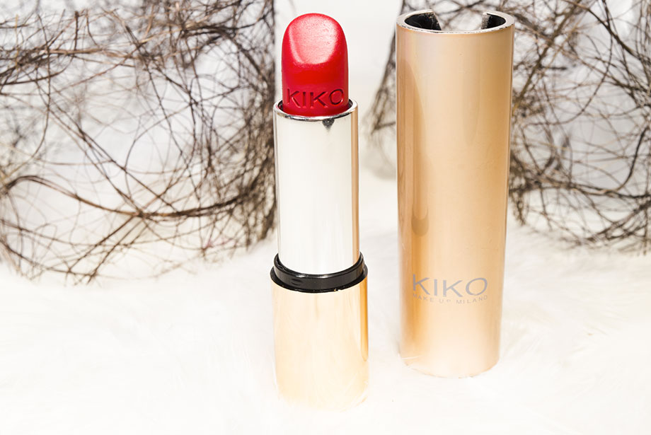 Produits chouchous : Rouge à lèvres rouge mat satin de chez Kiko