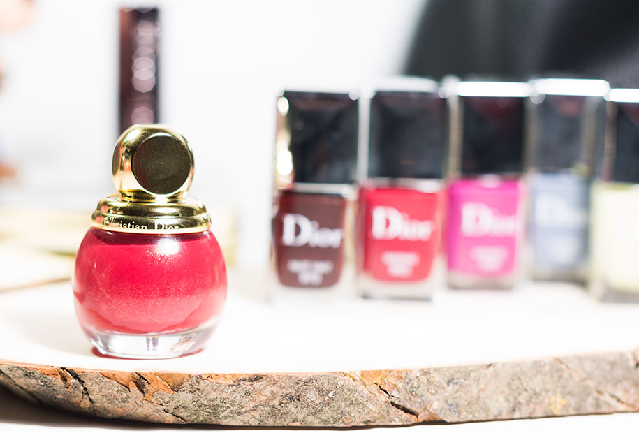 Zoom sur les vernis de la marque Dior et particulièrement le vernis rouge SPLENDOR