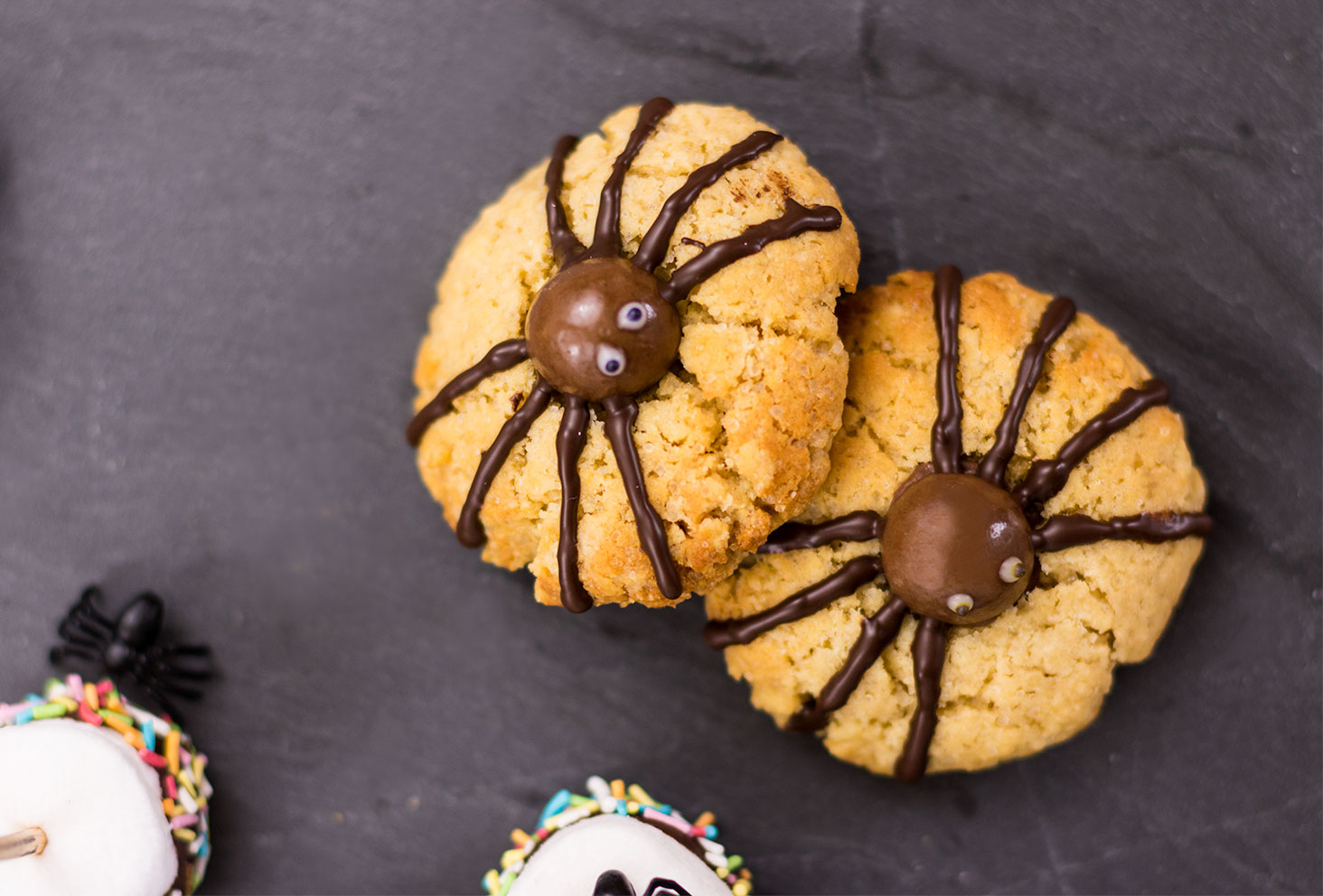 Résultat des cookies araignées pour Halloween