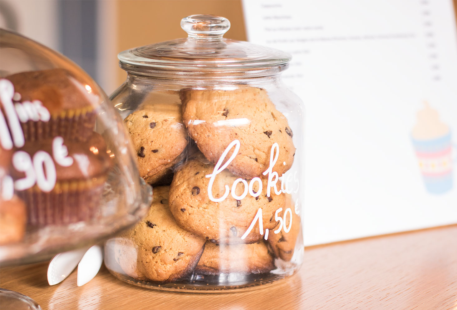 Zoom sur les cookies chez Quand Julie Pâtisse