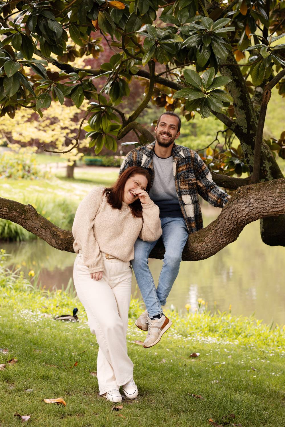 Shooting dans la nature avec mon frère au jardin des Prébendes à Tours